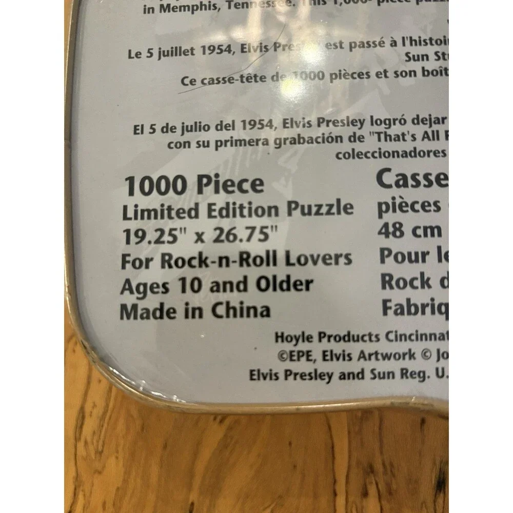 Elvis Presley “He Dared To Rock” 50th Anniversary 1000 Piece Jigsaw Puzzle NEW